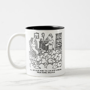 Shepherd or Sheep Farmer Two-Tone Coffee Mug