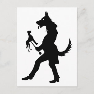 Shepherd Puppet Master Postcard