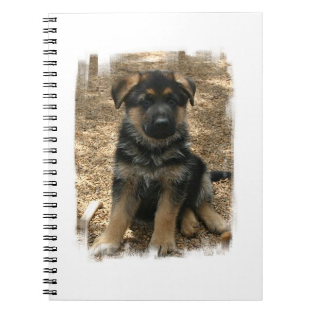 Shepherd Puppy  Notebook (Front)