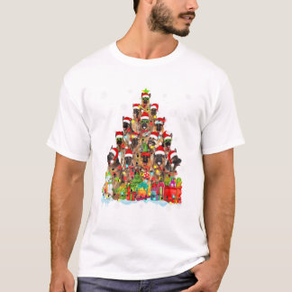 Shepherd Santa Christmas Tree T-Shirt