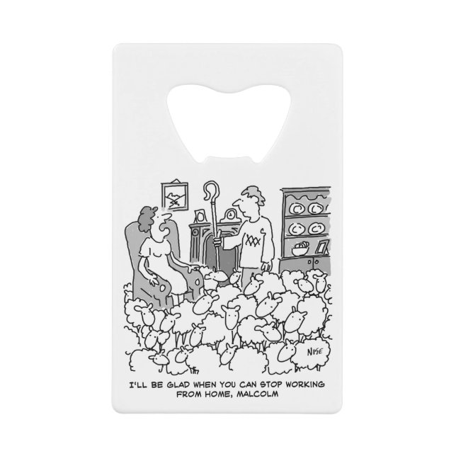 Shepherd Working from Home with his Sheep (Front)