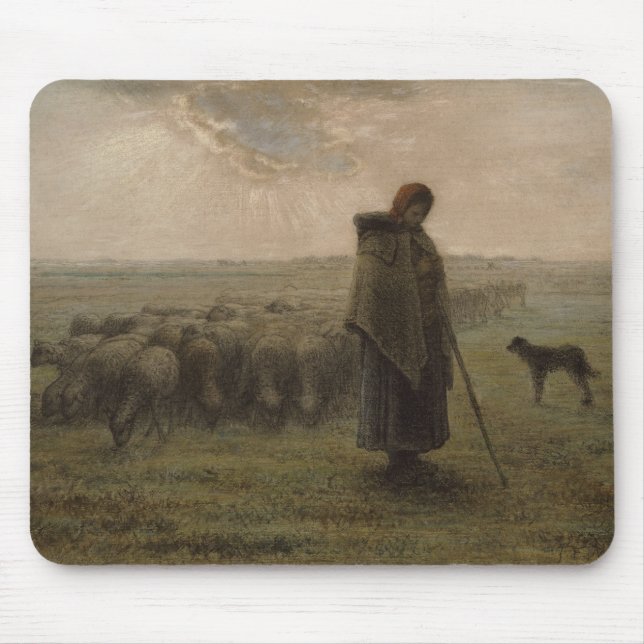 Shepherdess and Her Flock | 1862-63 Mouse Pad (Front)