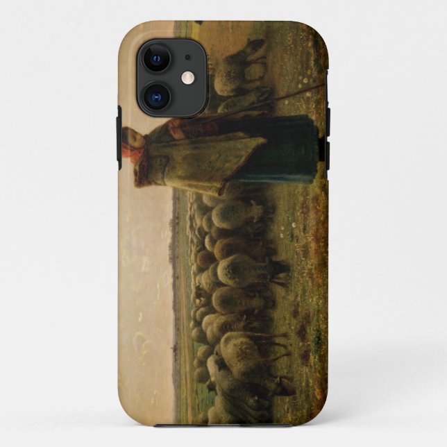 Shepherdess with her Flock, 1863 Case-Mate iPhone Case (Back)
