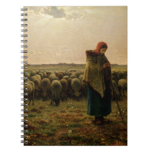 Shepherdess with her Flock, 1863 Notebook