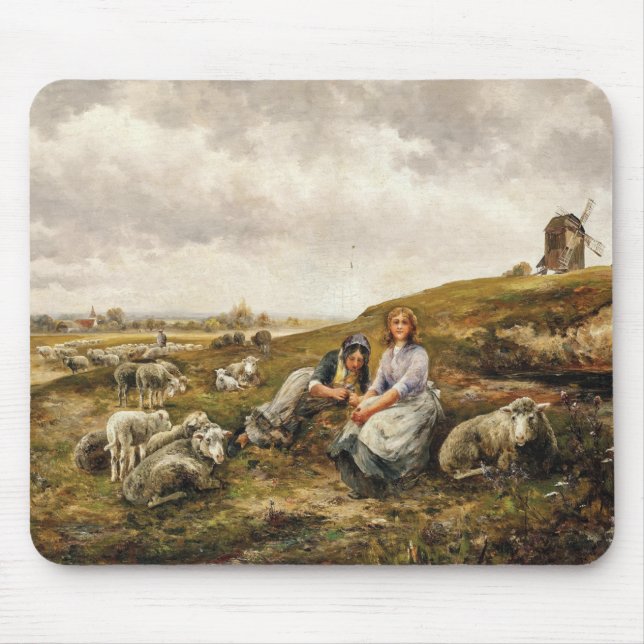 Shepherdesses before the City Gates Mouse Pad (Front)