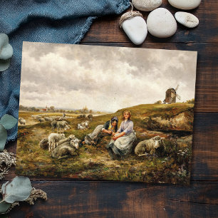 Shepherdesses before the City Gates Postcard