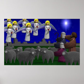 Shepherds and Angels Poster