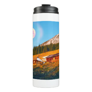 Shepherds hut wooden traditional, memories of pas thermal tumbler