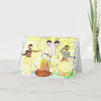 Shepherds in the Field Christmas Card