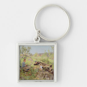 Shepherds, Tatoy, 1883 Key Ring