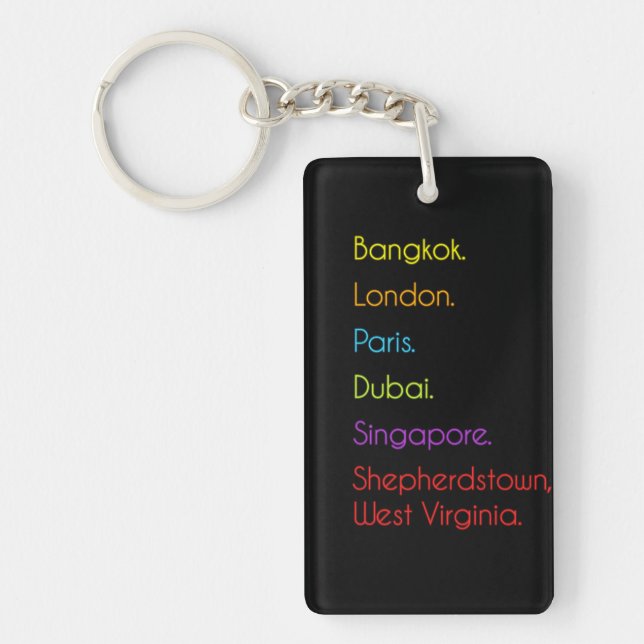 Shepherdstown, West Virginia Key Ring (Front)