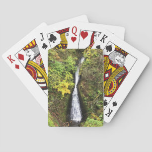 Shepperd's Dell Falls, Columbia River Gorge, OR Playing Cards