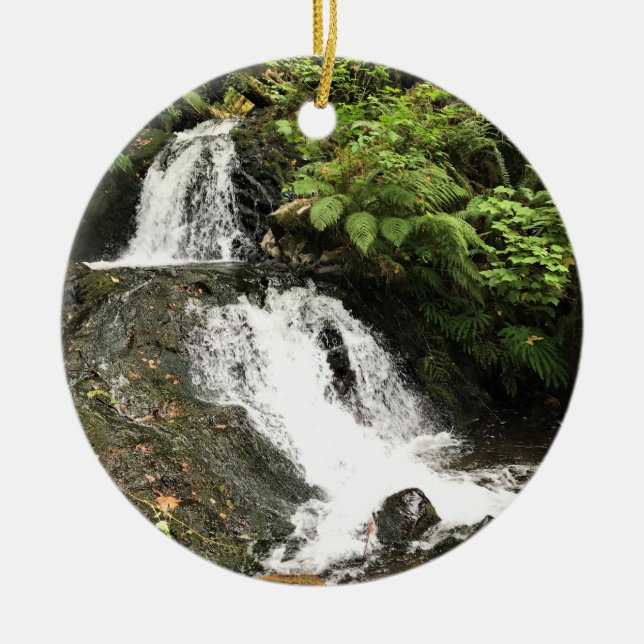 Shepperd's Dell Falls, OR Ceramic Ornament (Front)