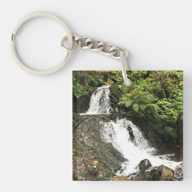 Shepperd's Dell Falls, Oregon Key Ring (Front)