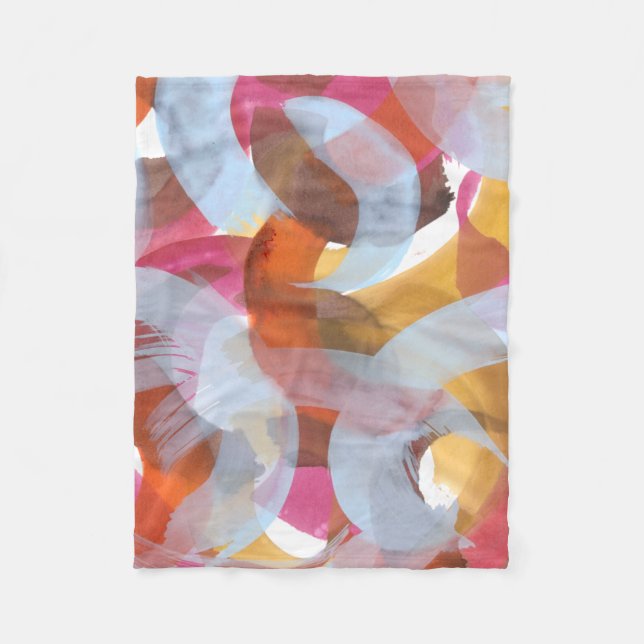 Sherbert I Fleece Blanket (Front)