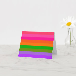 Sherbet Citrus Stripes Card