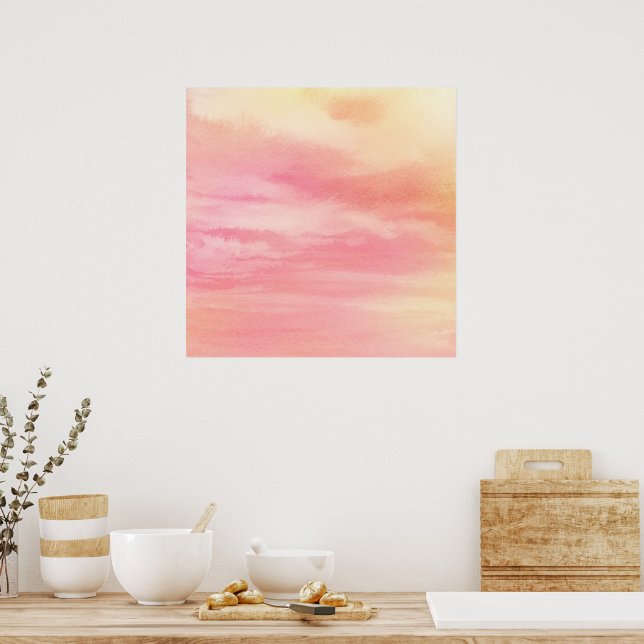 Sherbet Sky Poster (Kitchen)