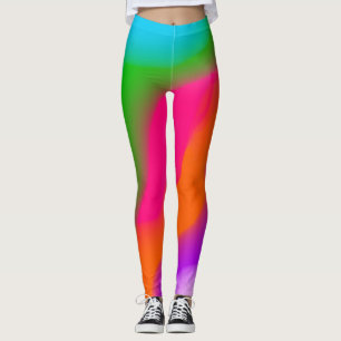 Sherbet Watercolors Leggings