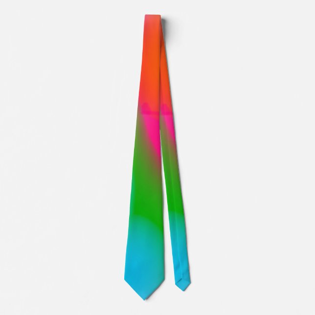 Sherbet Watercolors necktie (Front)