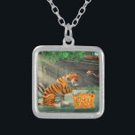Sherekhan 1 silver plated necklace<br><div class="desc">Sherekhan is a Royal Bengal Tiger and is the main antagonist of the series.</div>