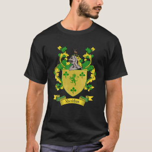 Sheridan Coat Of Arms Sheridan Surname Family Cr T-Shirt