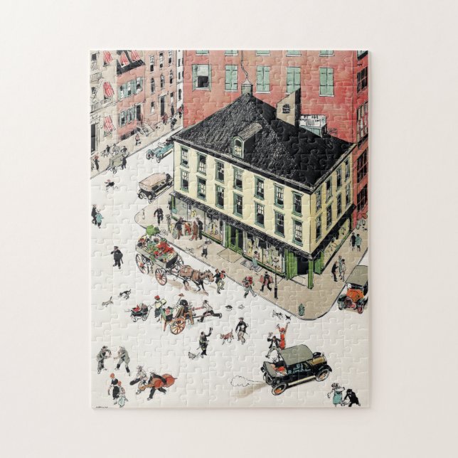 Sheridan Square West Village, 1920s Bazaar de Junk Jigsaw Puzzle (Vertical)