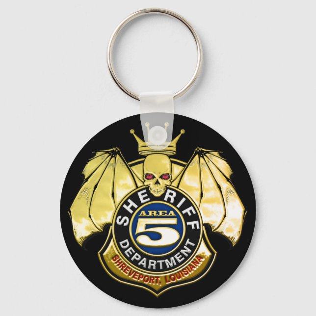 Sheriff Area 5 Badge Key Ring (Front)