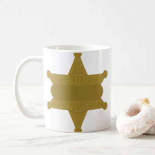 Sheriff Badge Coffee Mug