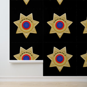 Sheriff Badges Custom Colour Wallpaper