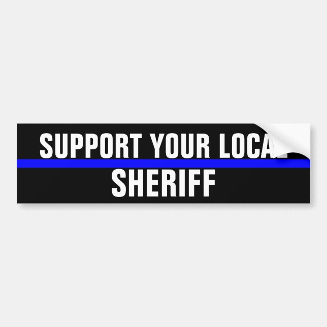 Sheriff Bumper Sticker (Front)