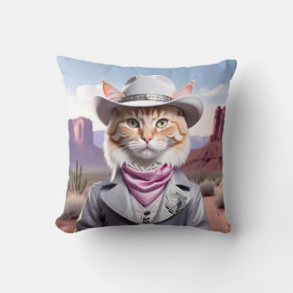 Sheriff Cat Cushion