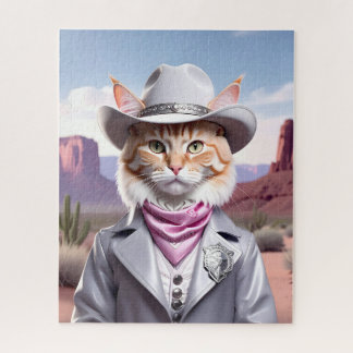Sheriff Cat Jigsaw Puzzle