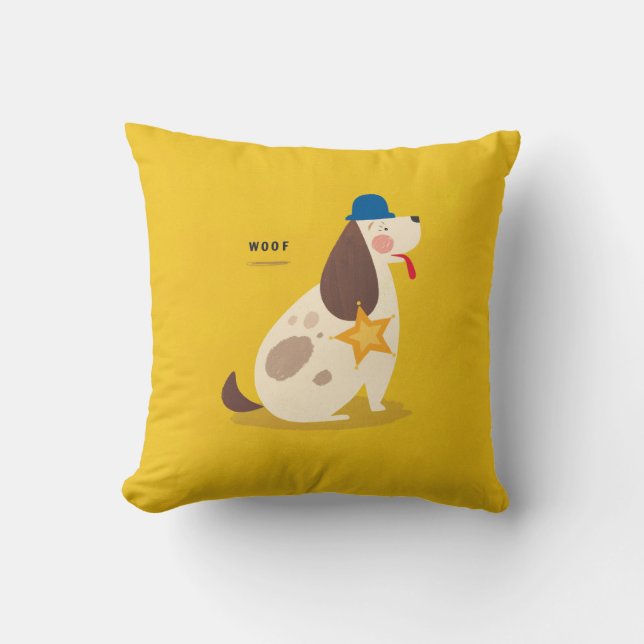 Sheriff Dog! Cushion (Front)