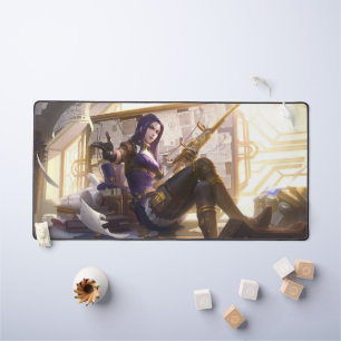 Sheriff Gaming Desk Mat   Marksman Aesthetic Pad