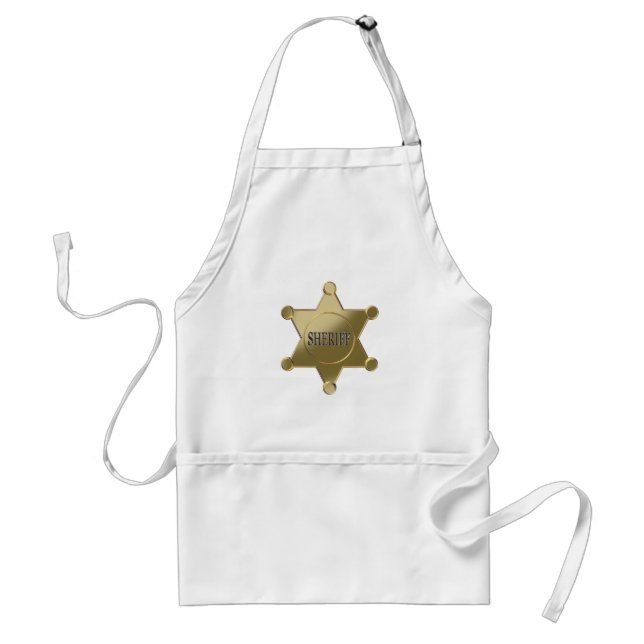 Sheriff golden star standard apron (Front)