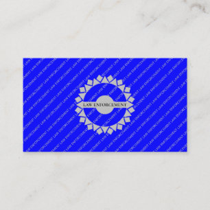 Sheriff Law Enforcement Police Department Deputy Business Card
