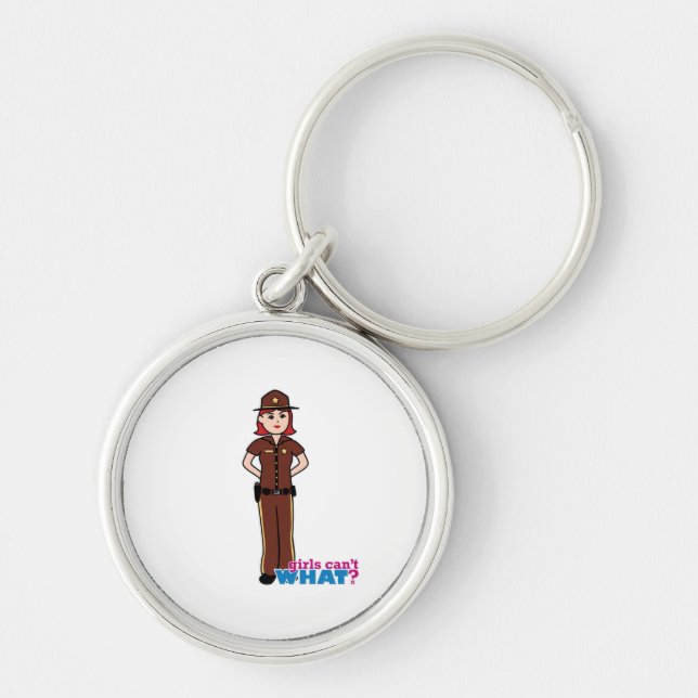 Sheriff - Light/Red Key Ring (Front)