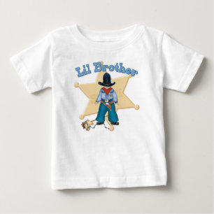 Sheriff Little Brother Baby T-Shirt