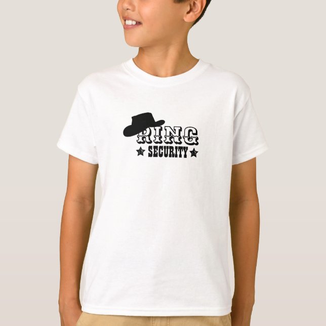 Sheriff ring security t shirt (Front)