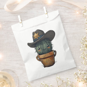 Sheriff Spike-Cactus Character Favour Bag