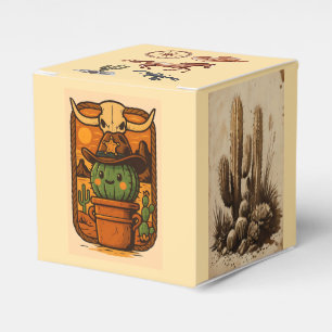 Sheriff Spike-Cactus Character Favour Box