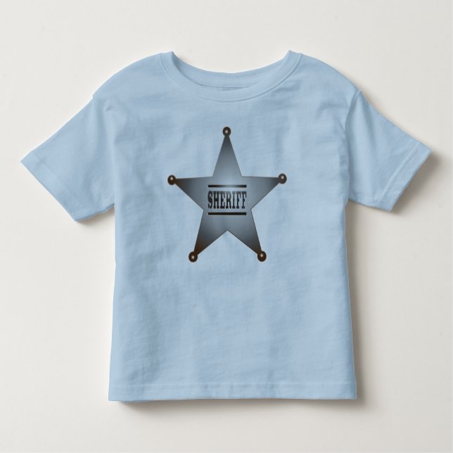 Sheriff star toddler T-Shirt (Front)