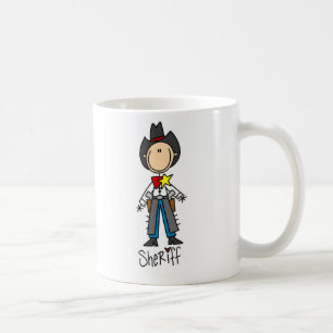 Sheriff Stick Figure Mug