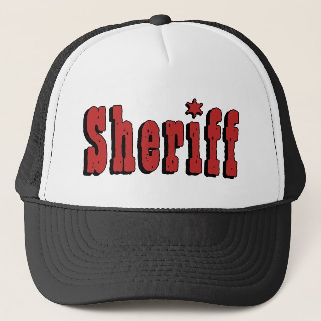 Sheriff Trucker Hat (Front)