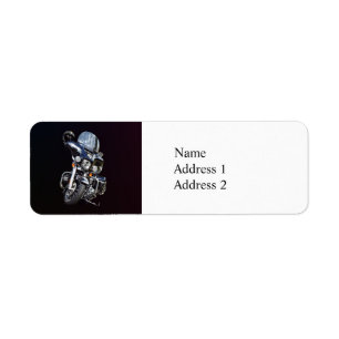 Sheriff's Motorcycle Return Address Label