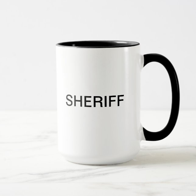 Sheriff's Mug (Right)
