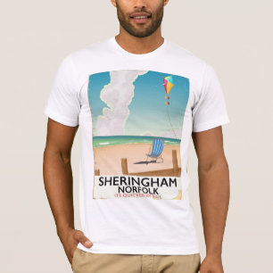 Sheringham Norfolk Beach travel poster T-Shirt