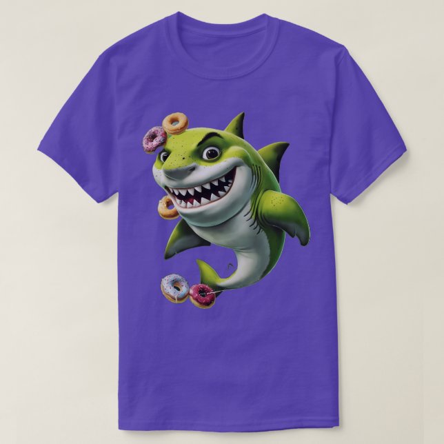 Sherk Underwater Antics Of The Bad Guy Funny Adven T-Shirt (Design Front)