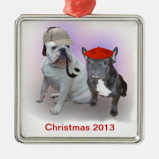 Sherlock and Dr. Metal Tree Decoration