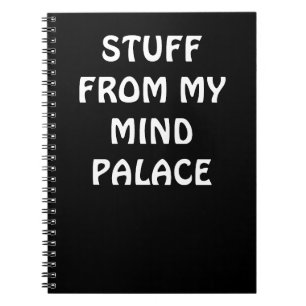 Sherlock inspired MIND PALACE notebook